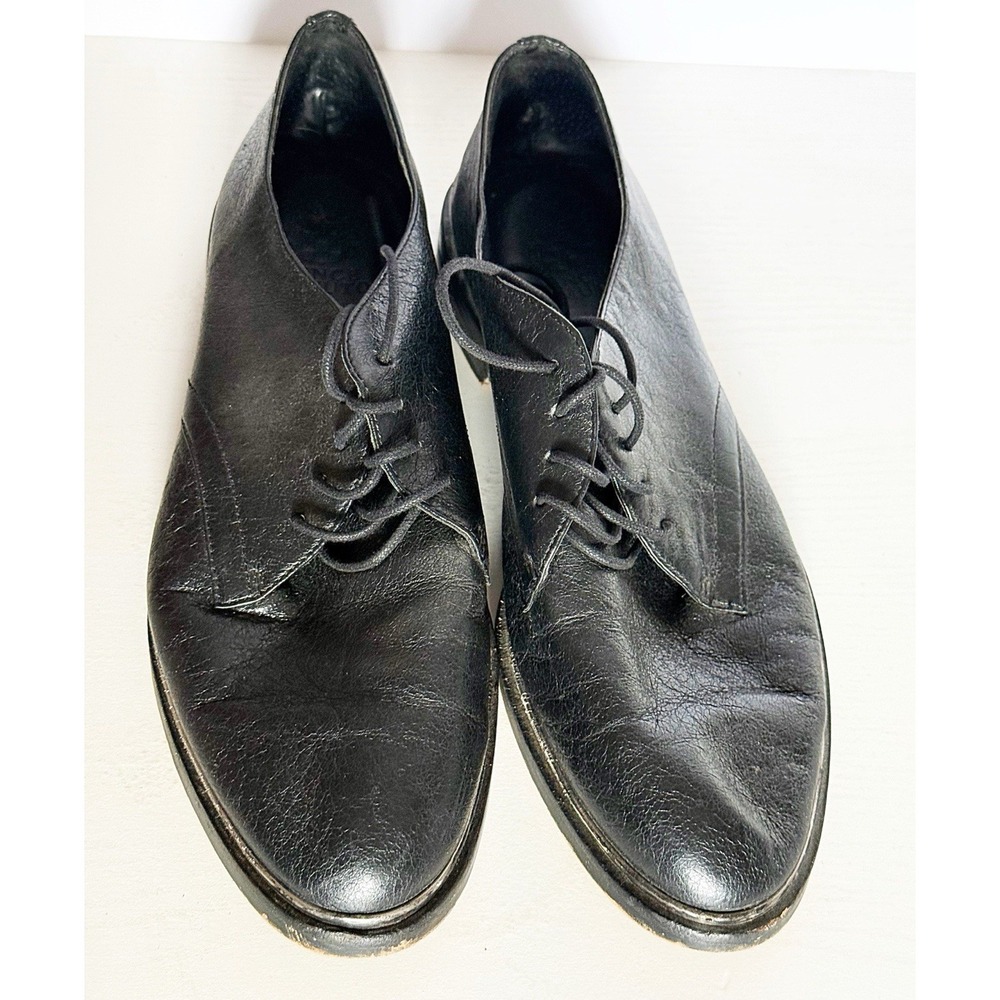 Vince Camuto Ciana Model Black Leather Oxford 10 M